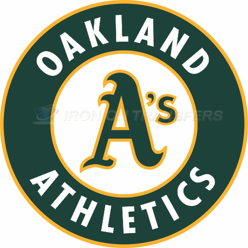 Oakland Athletics Iron-on Stickers (Heat Transfers)NO.1785